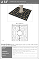 ASF Cubes Square Laser Cut Tree Grille Powder